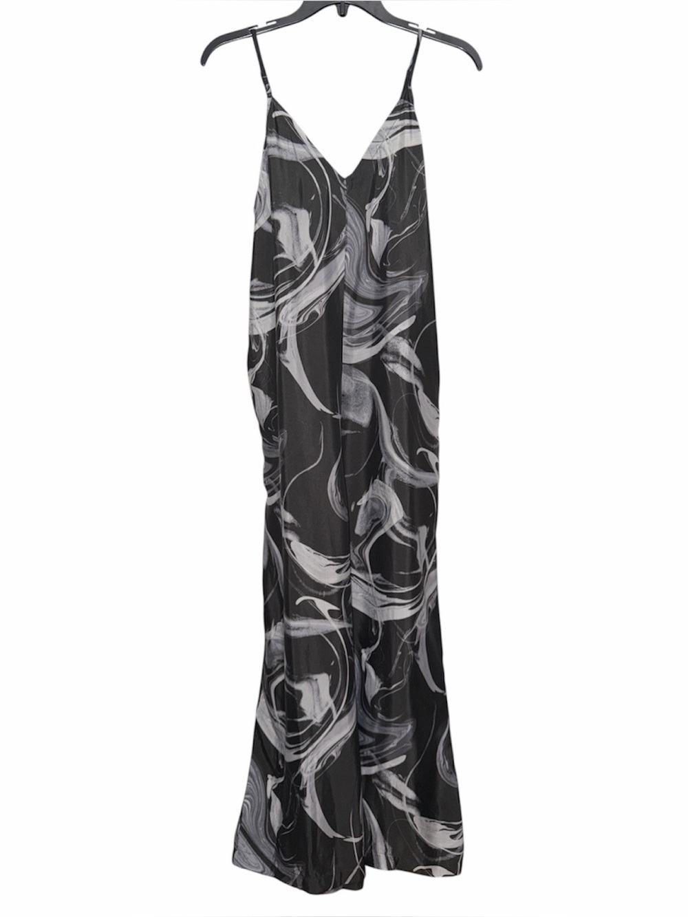 Athleta Calm Cool Romper Size Small Marble Abstract Print Wide Leg Jumpsuit - Picture 2 of 5
